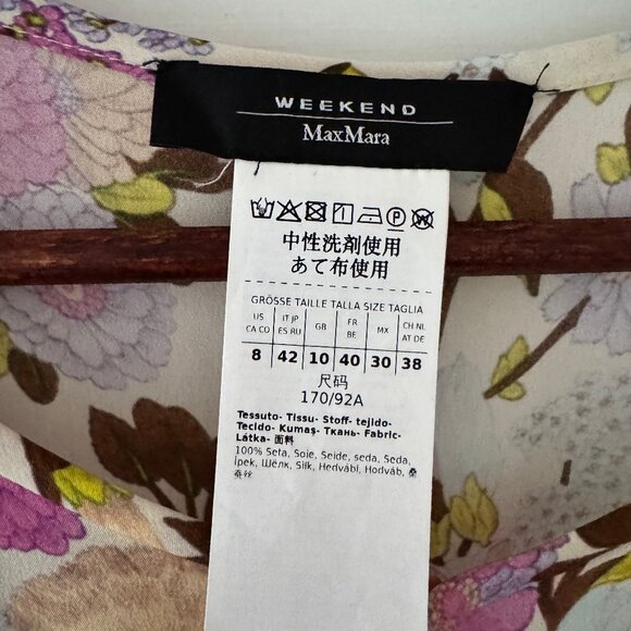WEEKEND MaxMara Silk Floral Dress - Picture 3 of 8